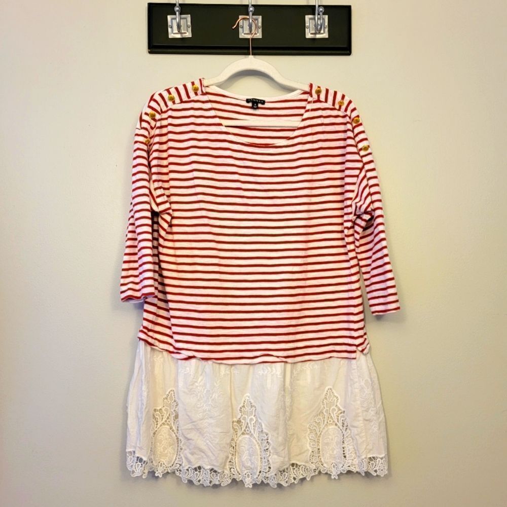 Hannah Ruffled Lace Top